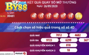 Cách chọn số hiệu quả trong xổ số 4D